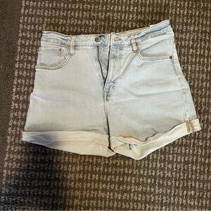 Women's Light Blue Denim Shorts